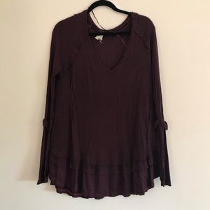 Plum free people thermal